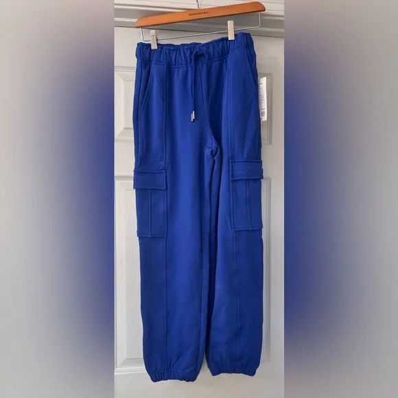 Athleta Royal Blue Heavy Weight Terry Cargo Joggers 
Sz XXS 
Casual/ gym - Picture 2 of 6